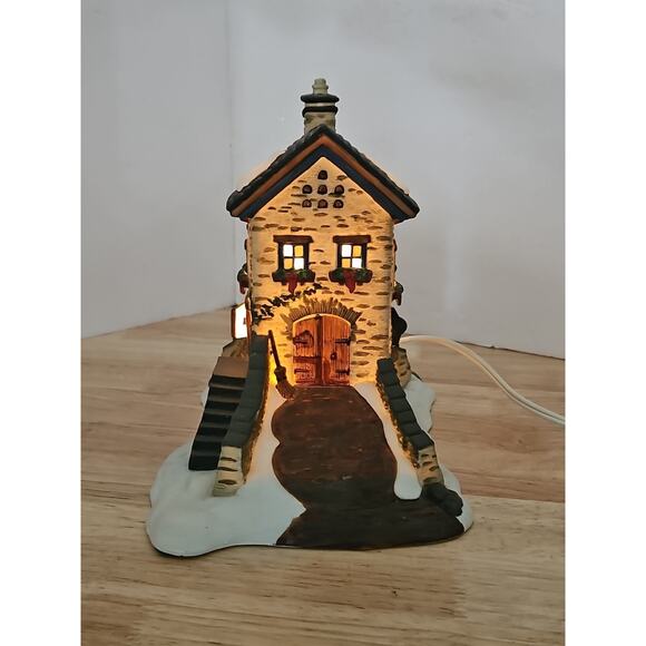 HERITAGE VILLAGE Dept 56 Dickens' Village THE MALTINGS #5833-5 w/Box & Lite! - Picture 9 of 14